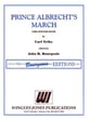 Prince Albrecht's March Concert Band sheet music cover